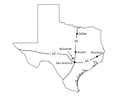 about bulverde _ drawing of map