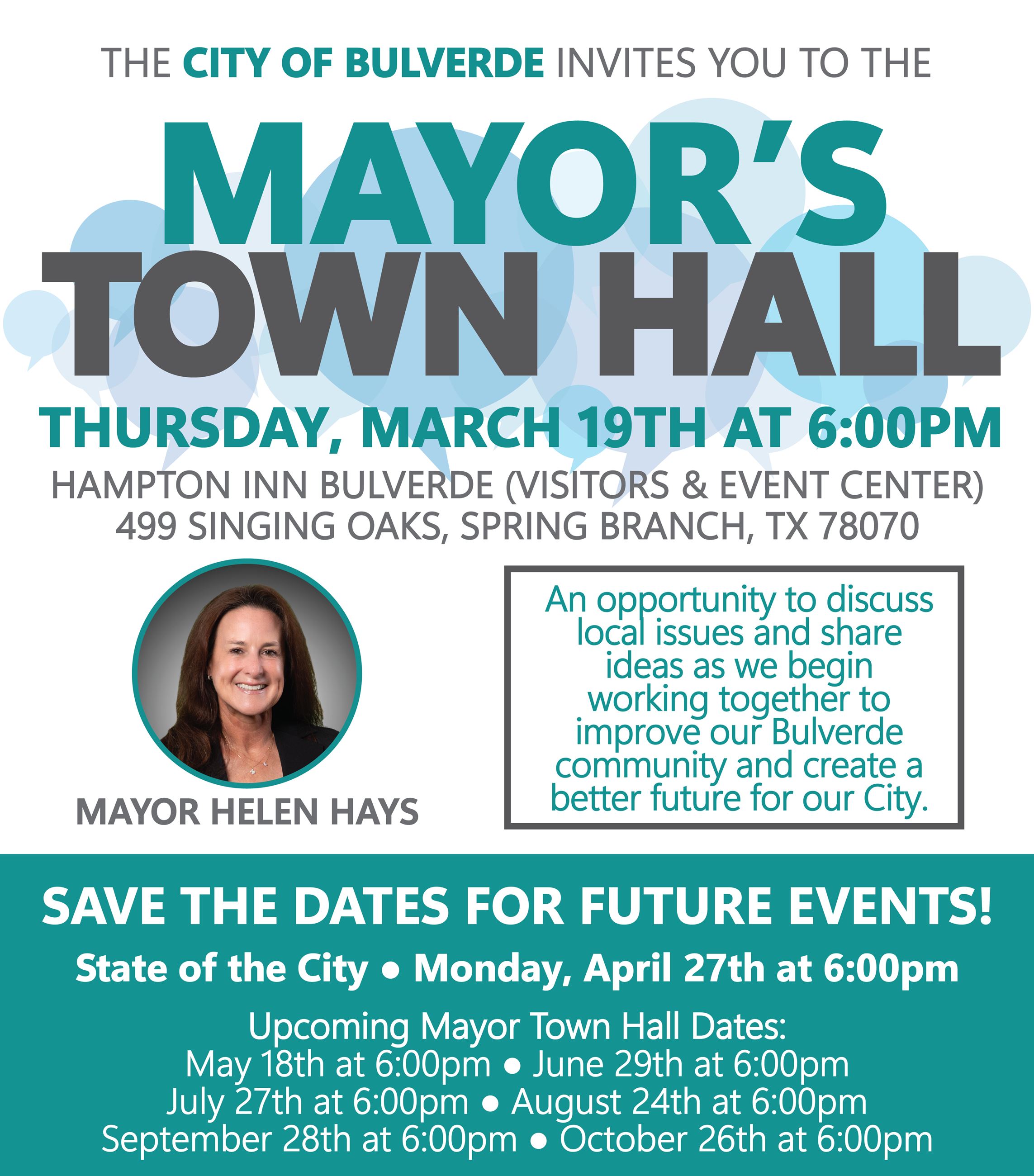 Mayor's Town Hall Meeting