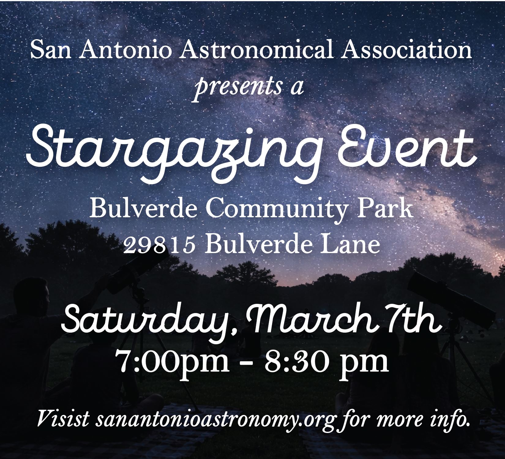 Stargazing Event